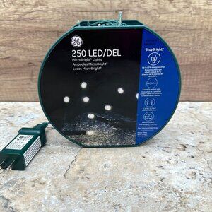 GE 250 LED MicroBright String Lights Warm White Indoor Outdoor 51.8 ft New